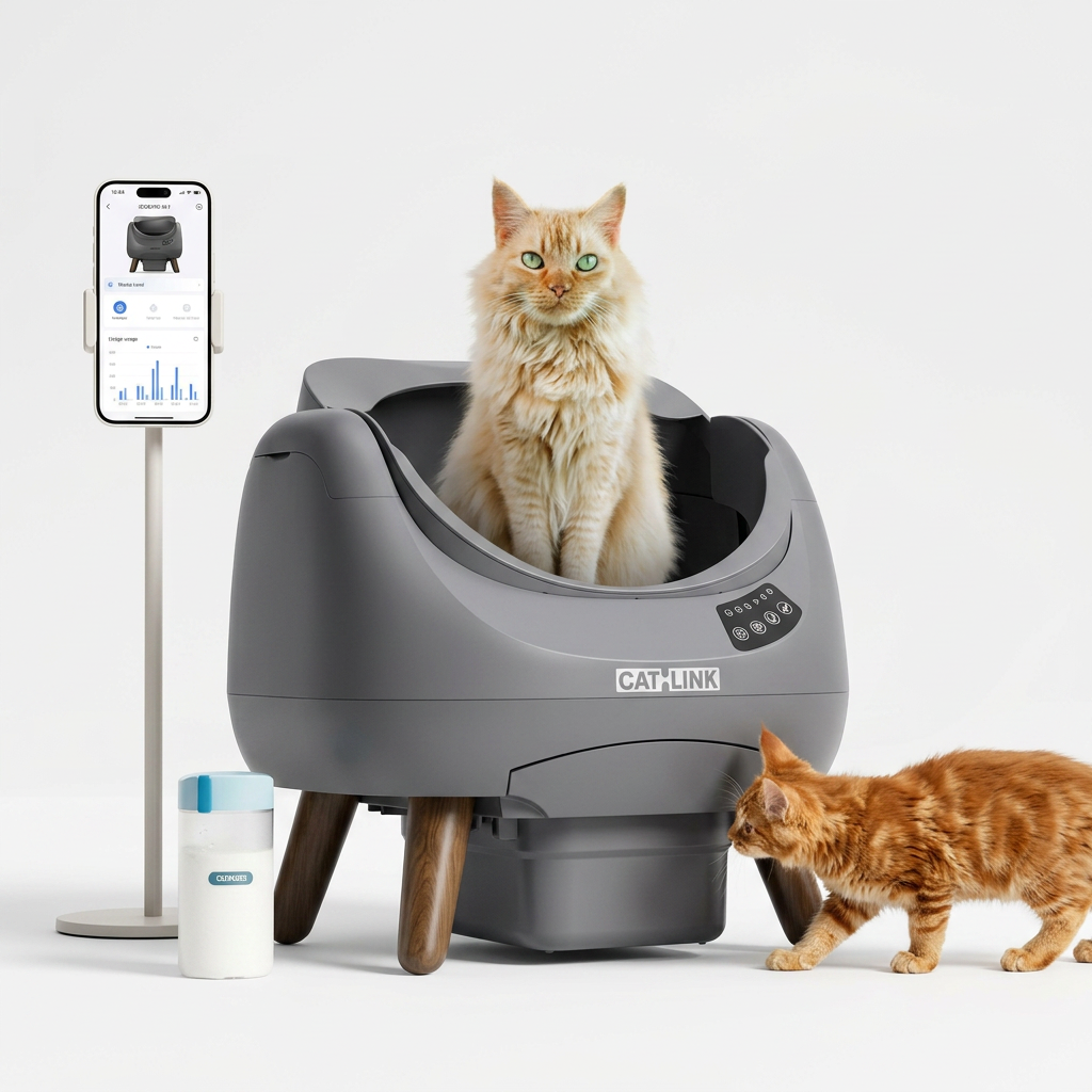 CATLINK litière autonettoyante dessus ouvert 5GHz studio