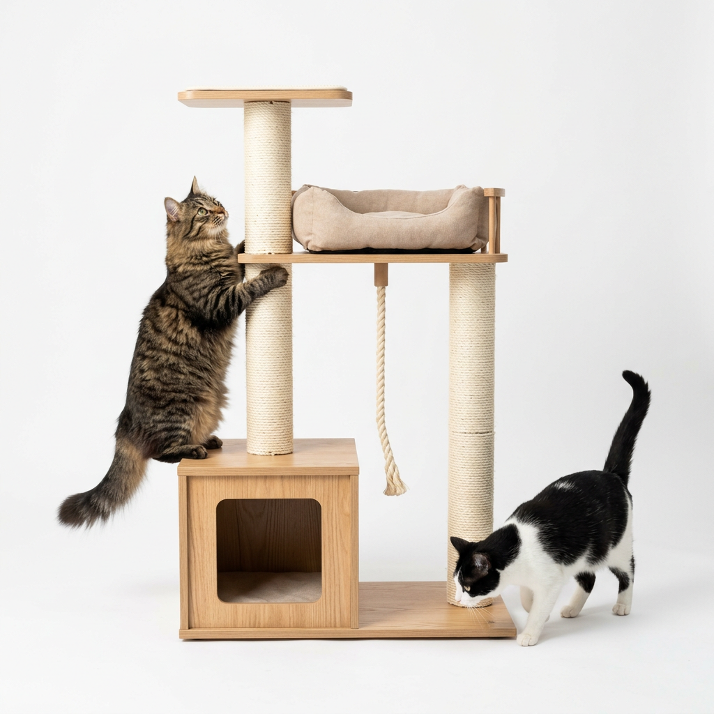 Nityers distributeur croquettes avec caméra 5GHz pour chat