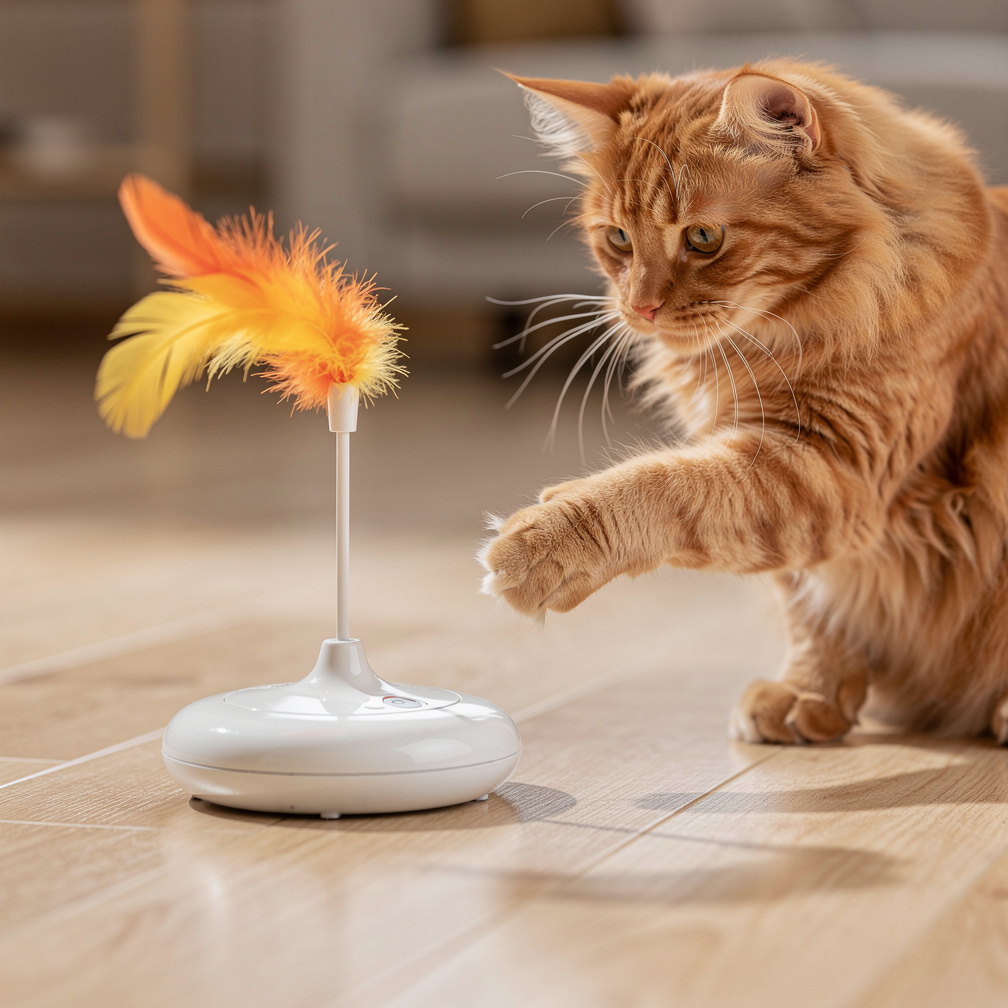 Potaroma Cache-Cache jouet chat automatique
