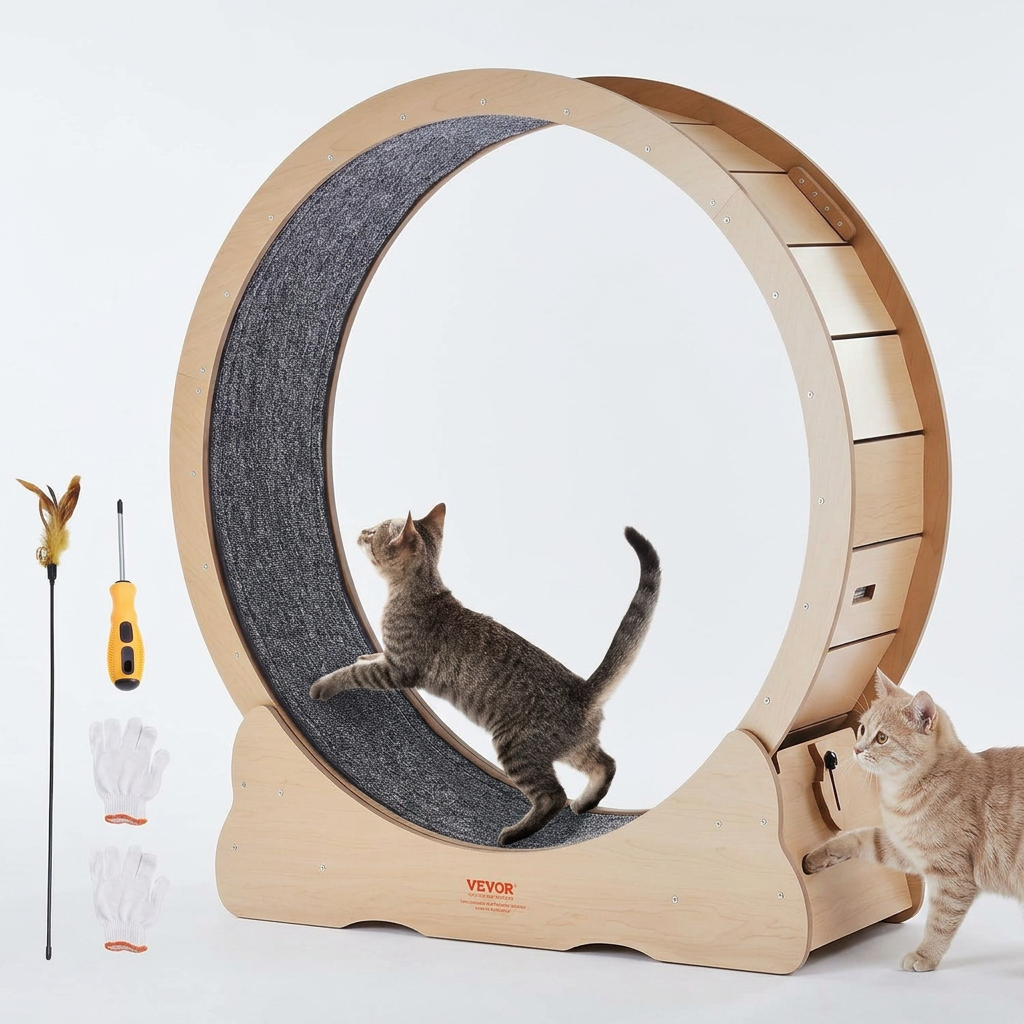 VEVOR roue exercice chat 1100mm studio